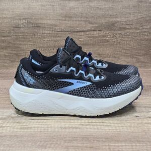 Brooks Caldera 6 Women's Sz 10 B Black Blue Trail Shoes (1203661B082) READ DESCR